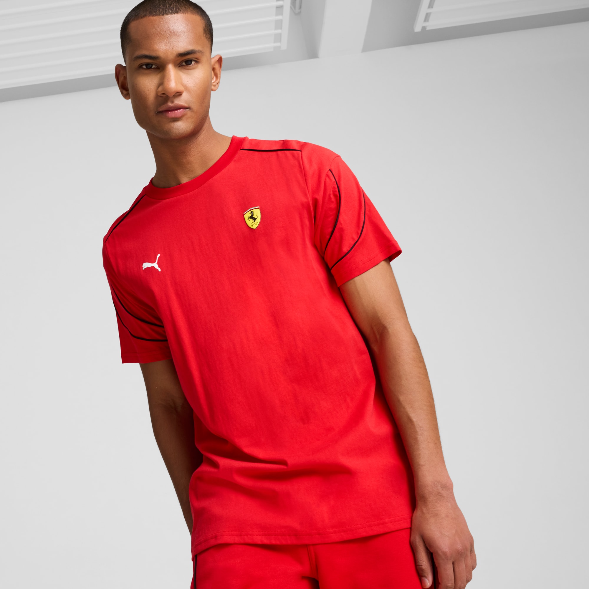 T shirt puma uomo rosse cheap